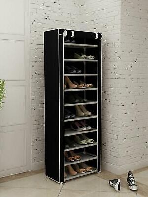 New 9 Tier Shoe Rack Shelf Standing Clost Cabinet